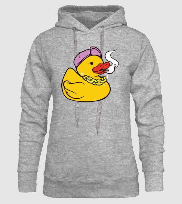 rățușcă de cauciuc Smoker model gri pe tricou
