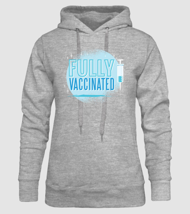 Complet vaccinat model gri pe tricou