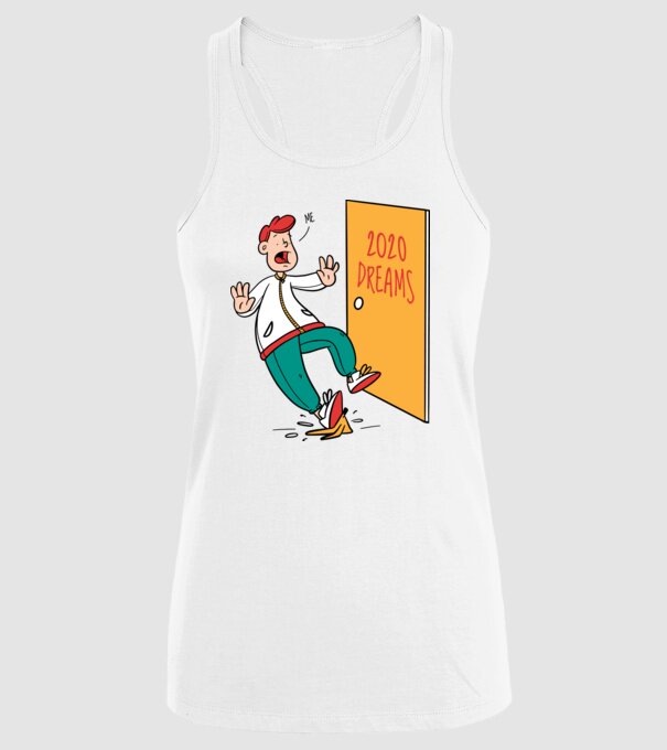  model alb pe tricou