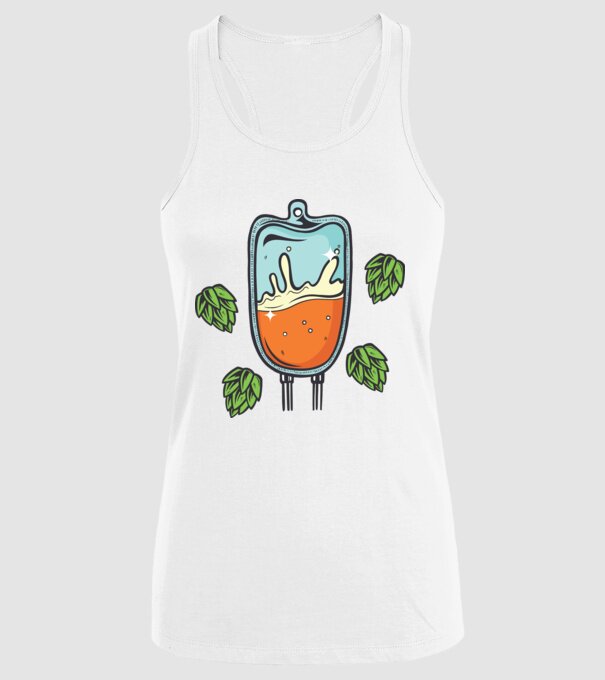 Grupa mea de sânge este IPA model alb pe tricou