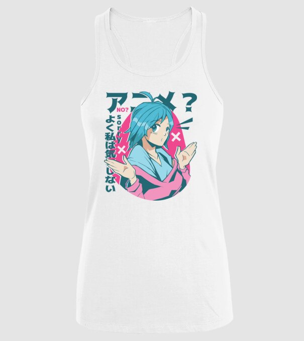 Tricou Anime model alb pe tricou