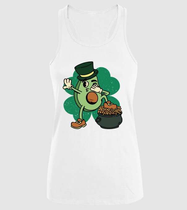 Avocado St. Patrick DAB model alb pe tricou