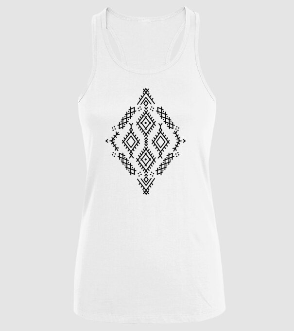 Berbere Symbol model alb pe tricou