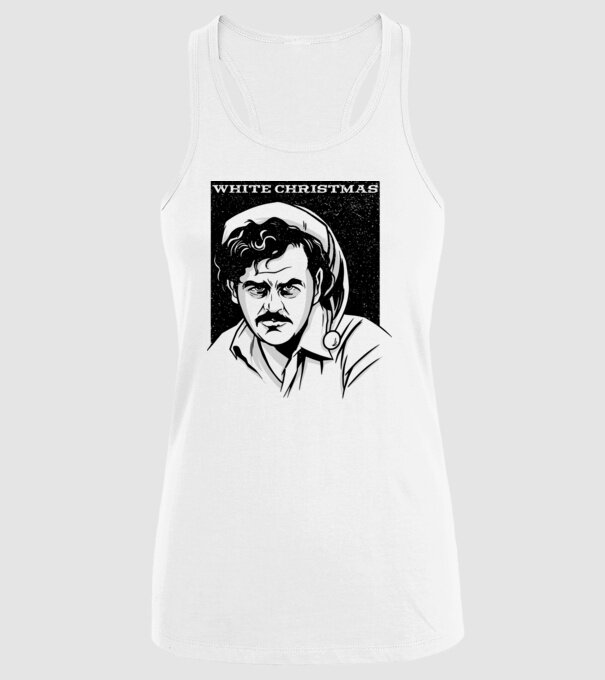 Crăciun alb cu Pablo model alb pe tricou