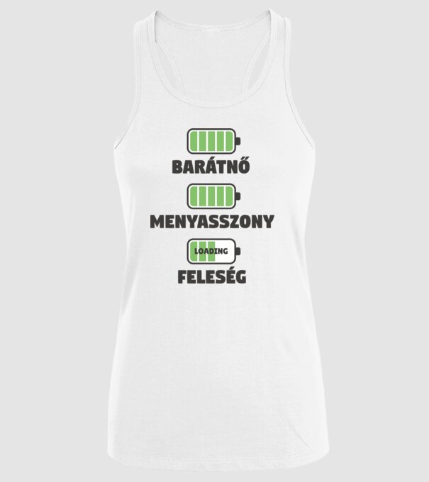 Soție model alb pe tricou