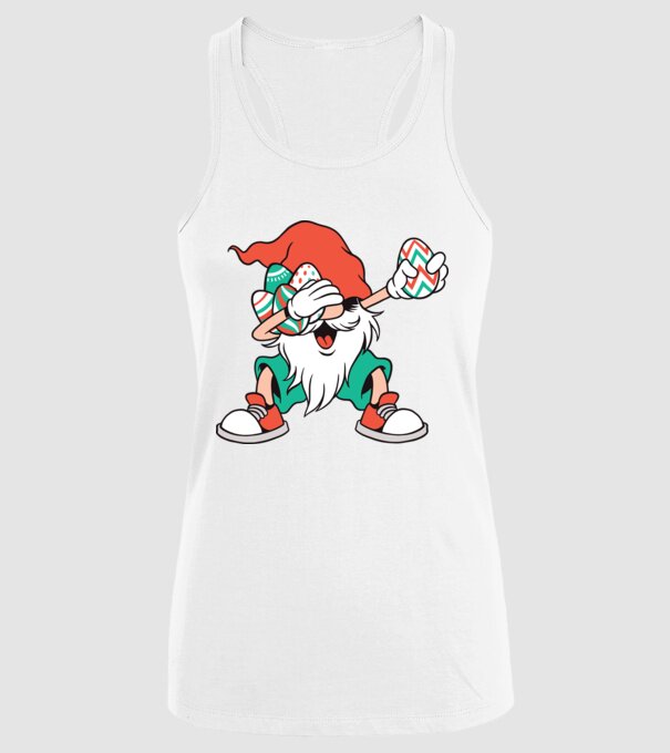 Elf de Paște DAB model alb pe tricou