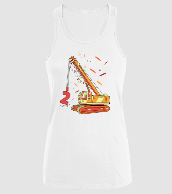 Prindere 2nd Birthday model alb pe tricou
