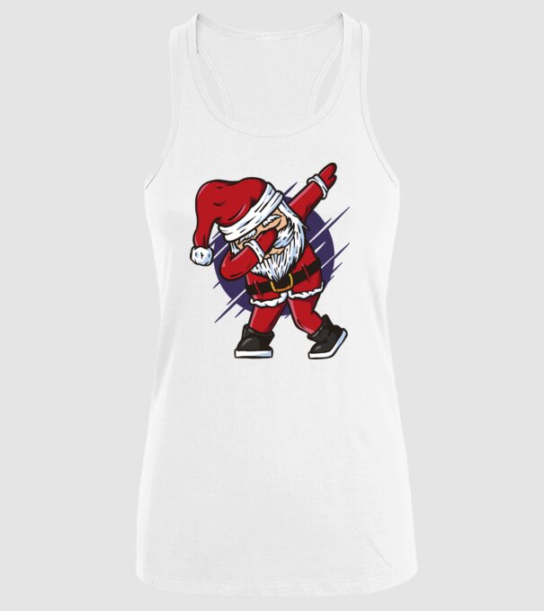 Moș Crăciun DAB model alb pe tricou