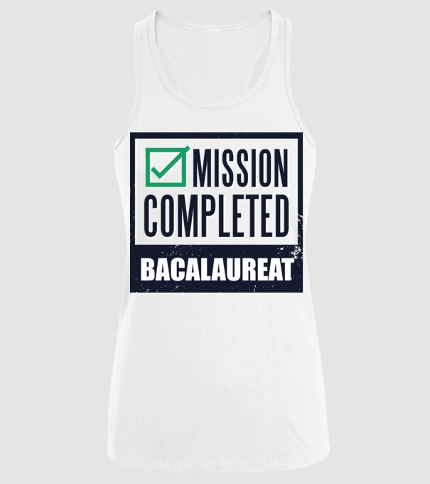 bacalaureat model alb pe tricou