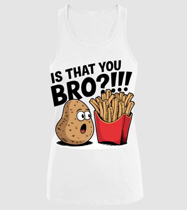 Is that you BRO?!! Alb model alb pe tricou