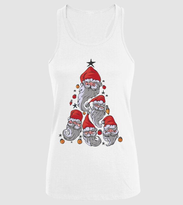 Pitici pentru pomul de Crăciun model alb pe tricou