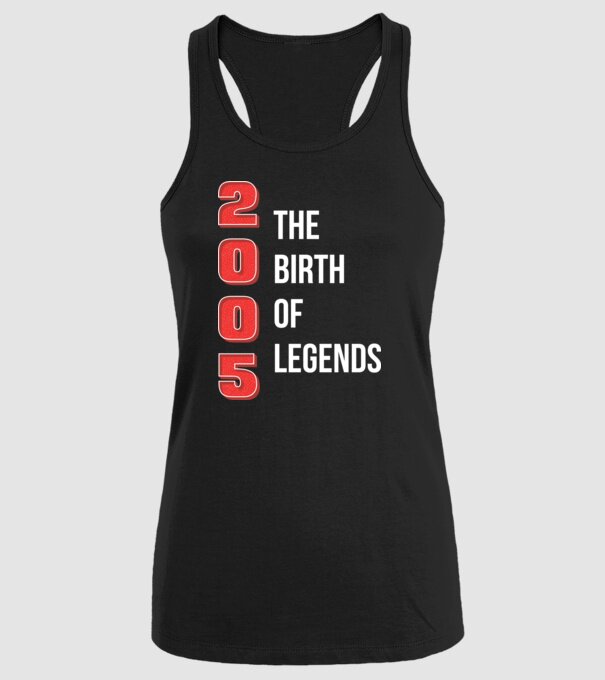 2005 the birth of legends model negru pe tricou