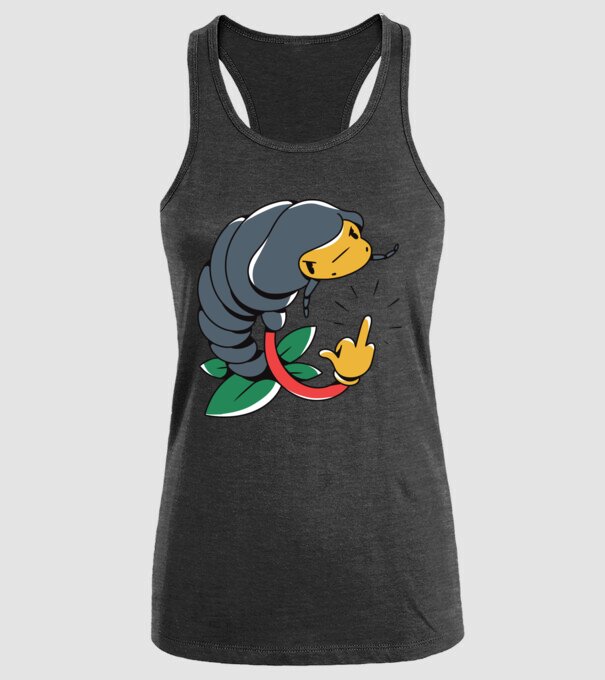 Izopodă model negru pe tricou