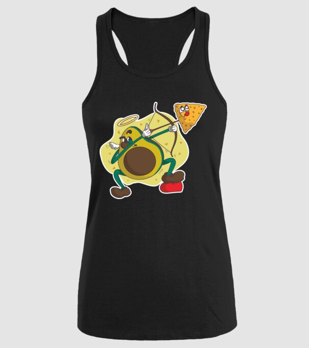 Dragoste de Avocado model negru pe tricou