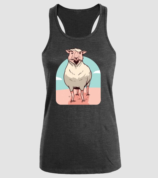 Miel Șobolan model negru pe tricou