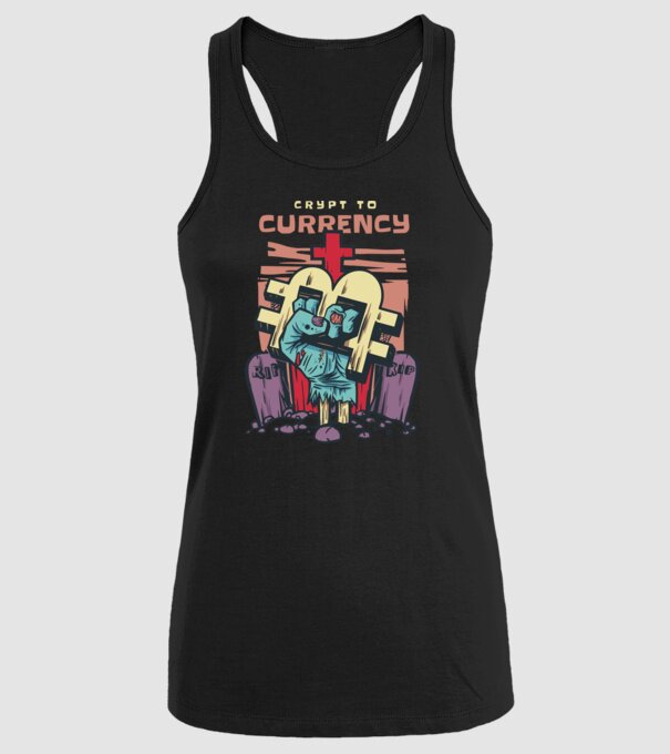 Cimitir Bitcoin model negru pe tricou