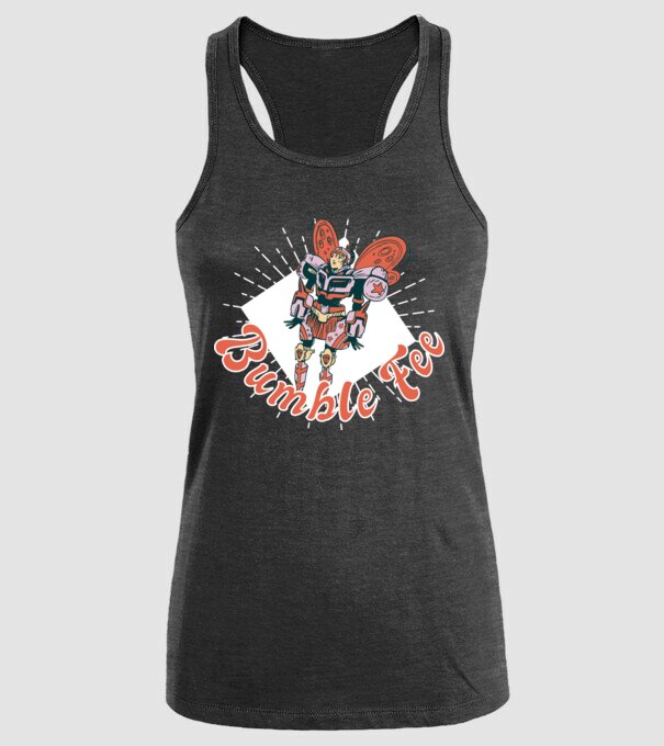 Bumble Fee - Zâna Robot model negru pe tricou