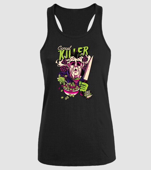 Cereale Killer Fulgi de cereale model negru pe tricou