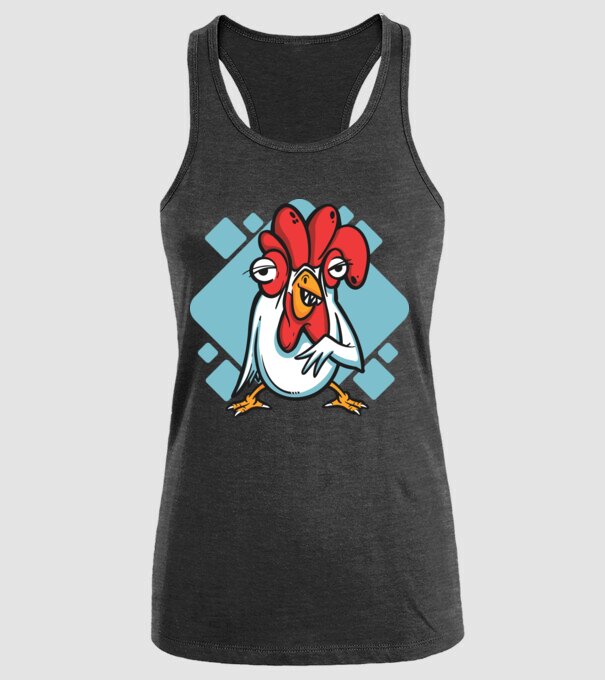 Pui model negru pe tricou