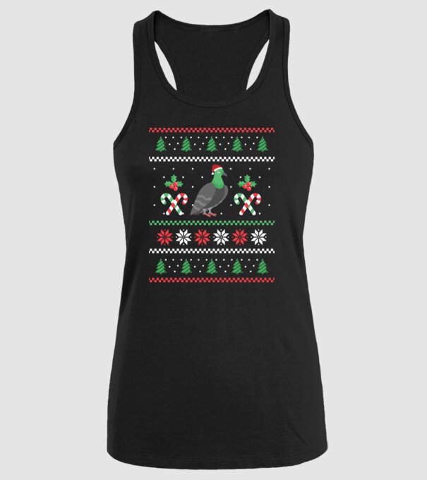 tricou cu Porumbel pulovăr urât model negru pe tricou
