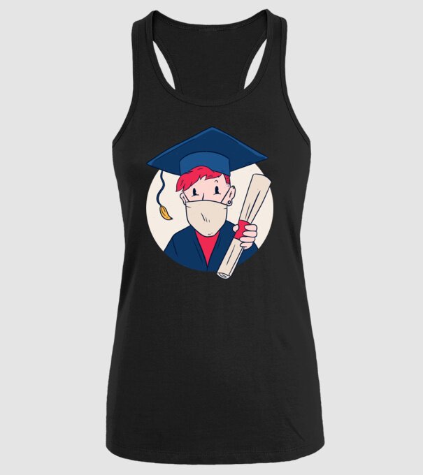 model negru pe tricou