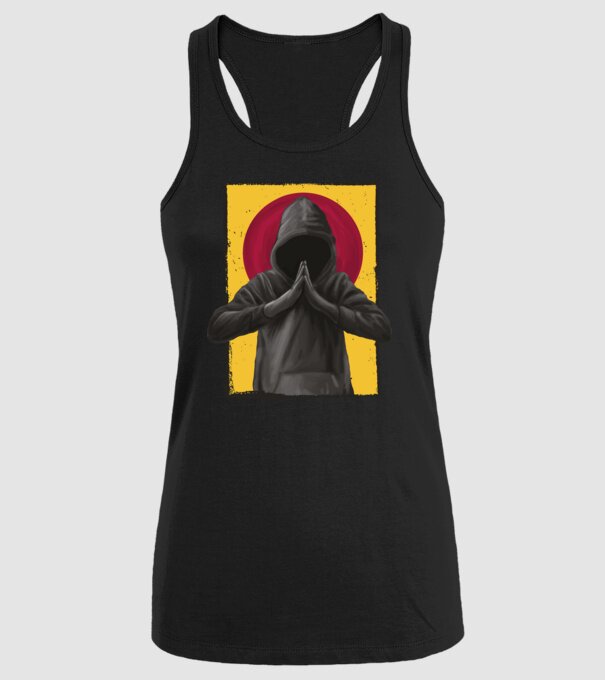 Rugăciune Hacker model negru pe tricou