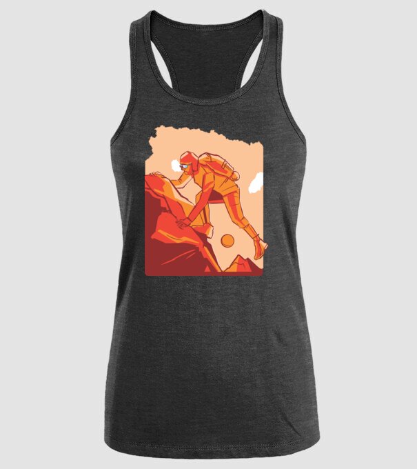 Alpinism model negru pe tricou