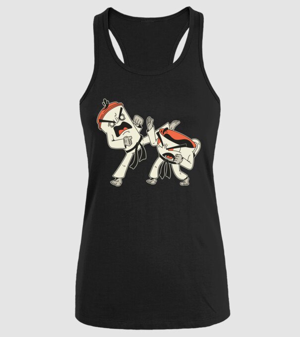 Cafea vs ceai model negru pe tricou
