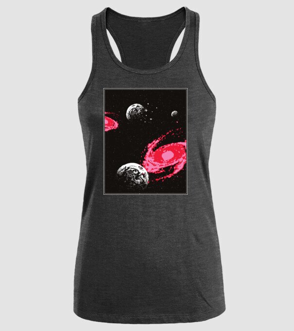 Cosmos Spațiu model negru pe tricou