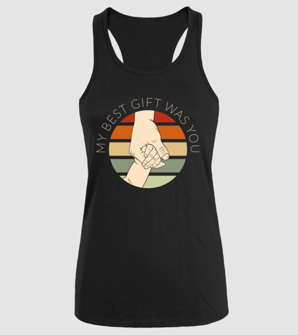 My Best Gift Was You model negru pe tricou