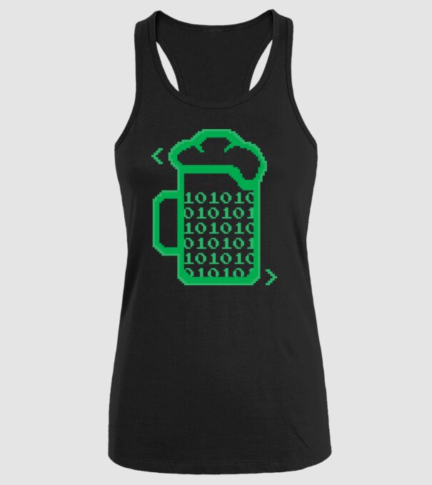 Bere Programator model negru pe tricou