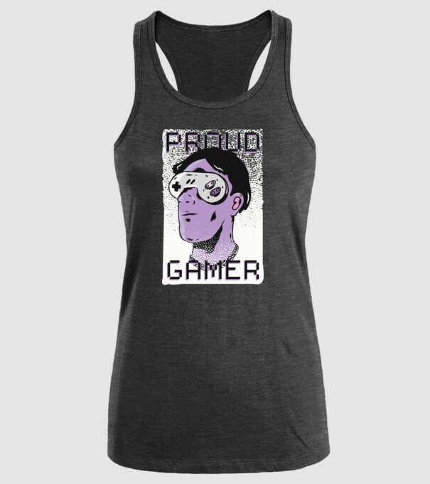 Ochelarii VR Proud Gamer model negru pe tricou