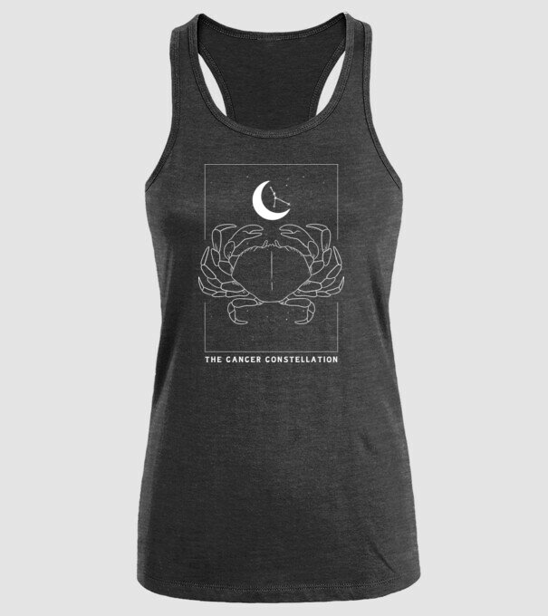 The Cancer Constellation model negru pe tricou