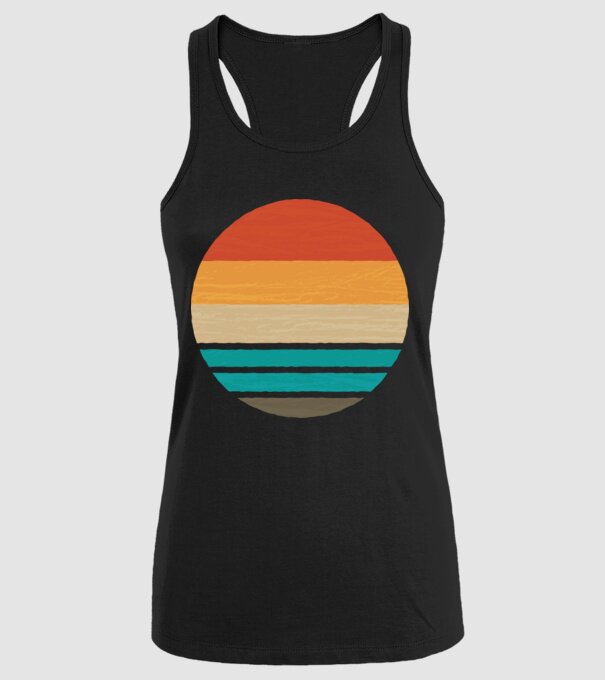 Fond Retro model negru pe tricou