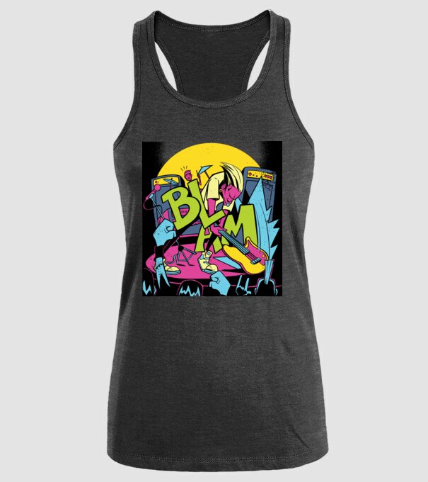 Star rock model negru pe tricou