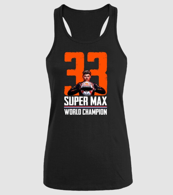 Super Max Formula 1 World Champion model negru pe tricou