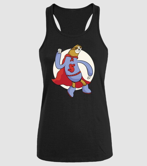 Leneș supererou model negru pe tricou