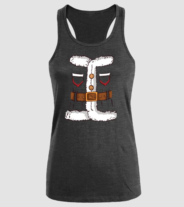 Moș Crăciun Costum model negru pe tricou