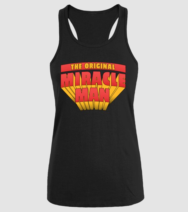 The Original Miracle Man model negru pe tricou