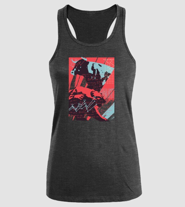 Bursa de Valori Taur vs Urs model negru pe tricou