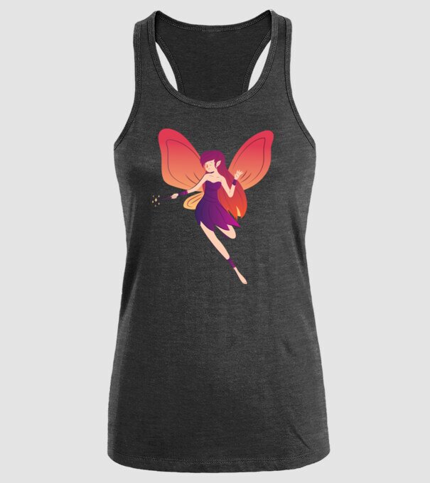 Magia zânelor model negru pe tricou