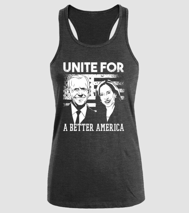 Unite for a better America - Biden Harris model negru pe tricou