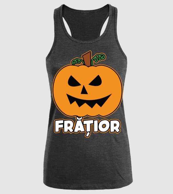 frățior model negru pe tricou