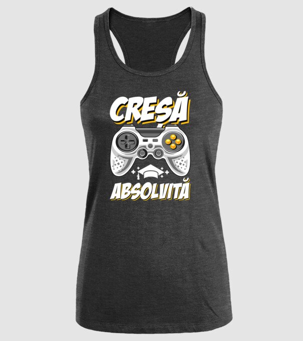 Gameri şcoală Creșă model negru pe tricou