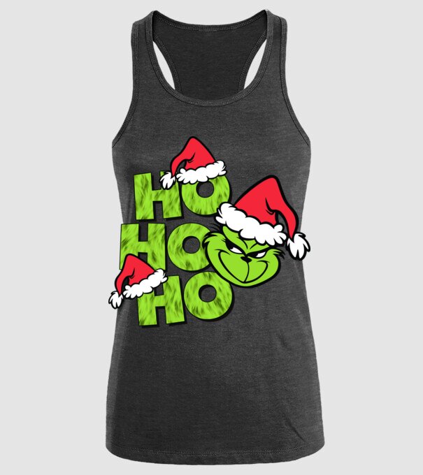 Ho Ho Ho - Grinch model negru pe tricou