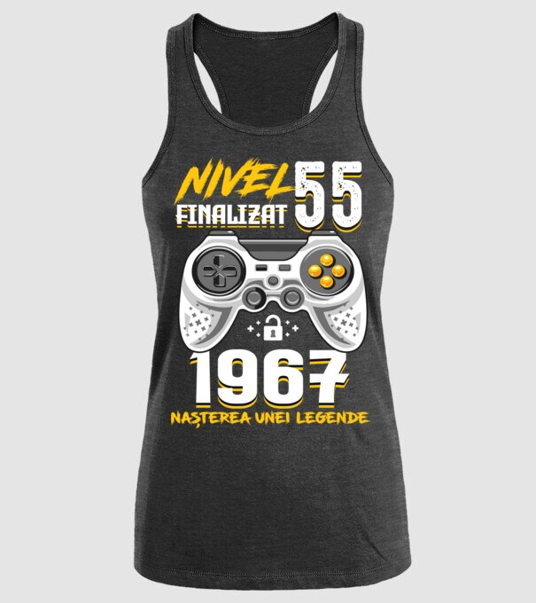 Nivel 55 finalizat. 1967 nașterea unei legende model negru pe tricou