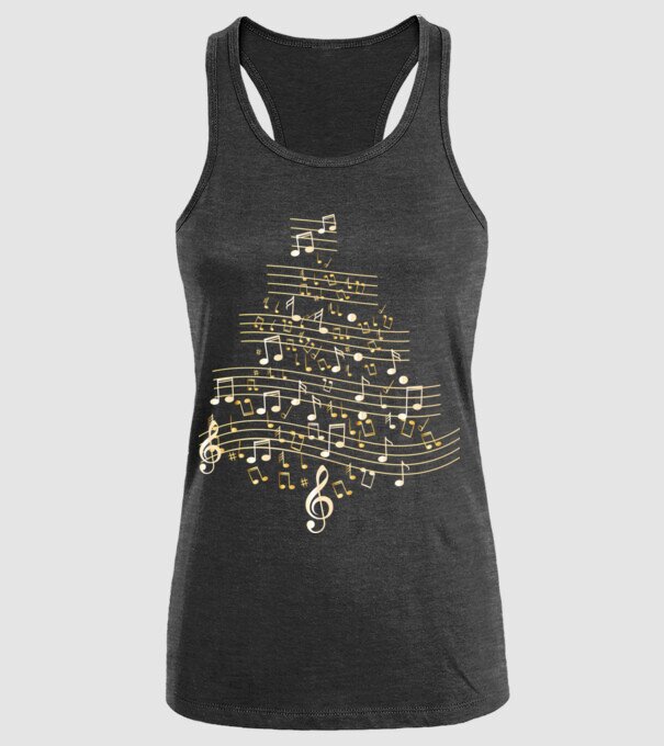 note de Crăciun model negru pe tricou