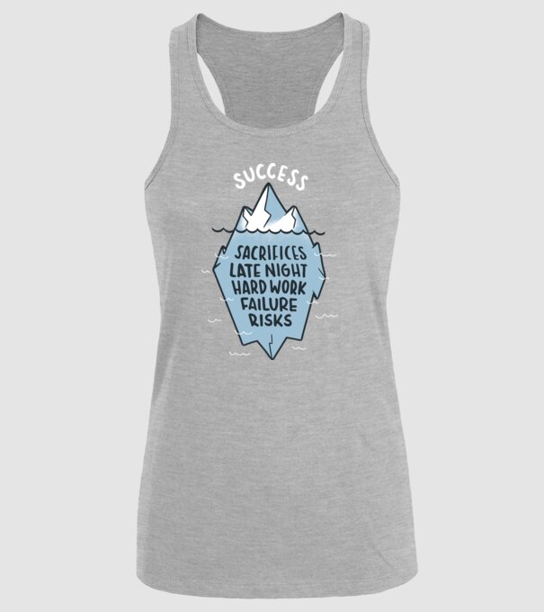 Succesul este doar vârful icebergului model gri pe tricou