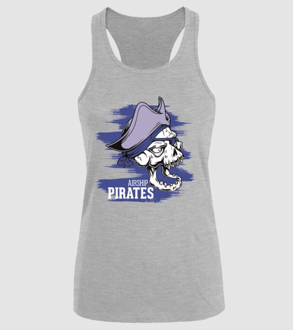 Airship Pirates 2 - Pirat model gri pe tricou