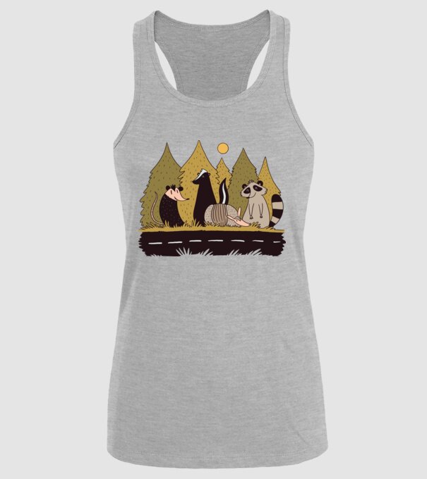 Animals Crossing model gri pe tricou